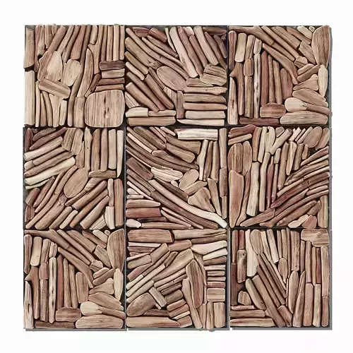 Rectangle panel branch splinter Big n8