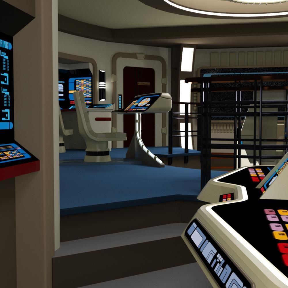 Starship Bridge XT for DAZ Studio 3D model_4