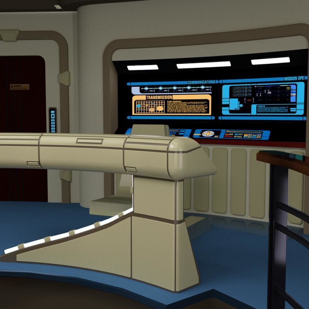 Starship Bridge XT for DAZ Studio 3D model_5