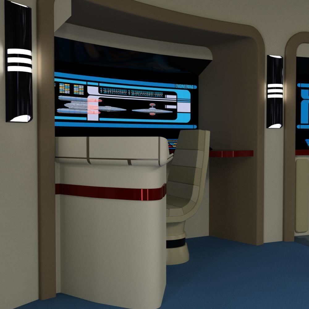 Starship Bridge XT for DAZ Studio 3D model_6