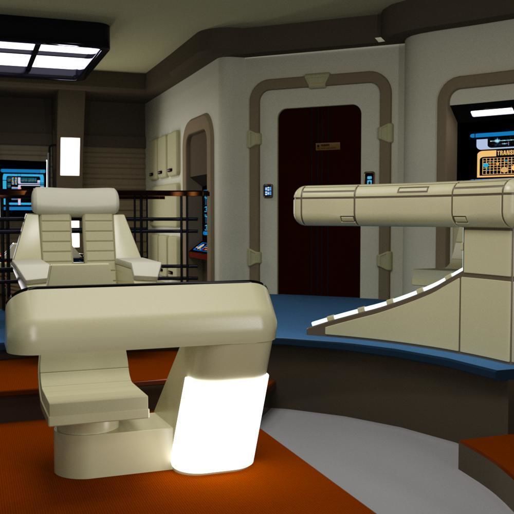 Starship Bridge XT for DAZ Studio 3D model_1