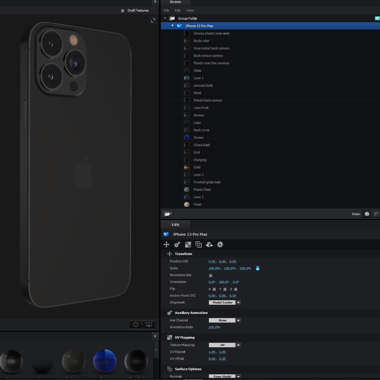 iPhone 13 Pro Max 3D model_11