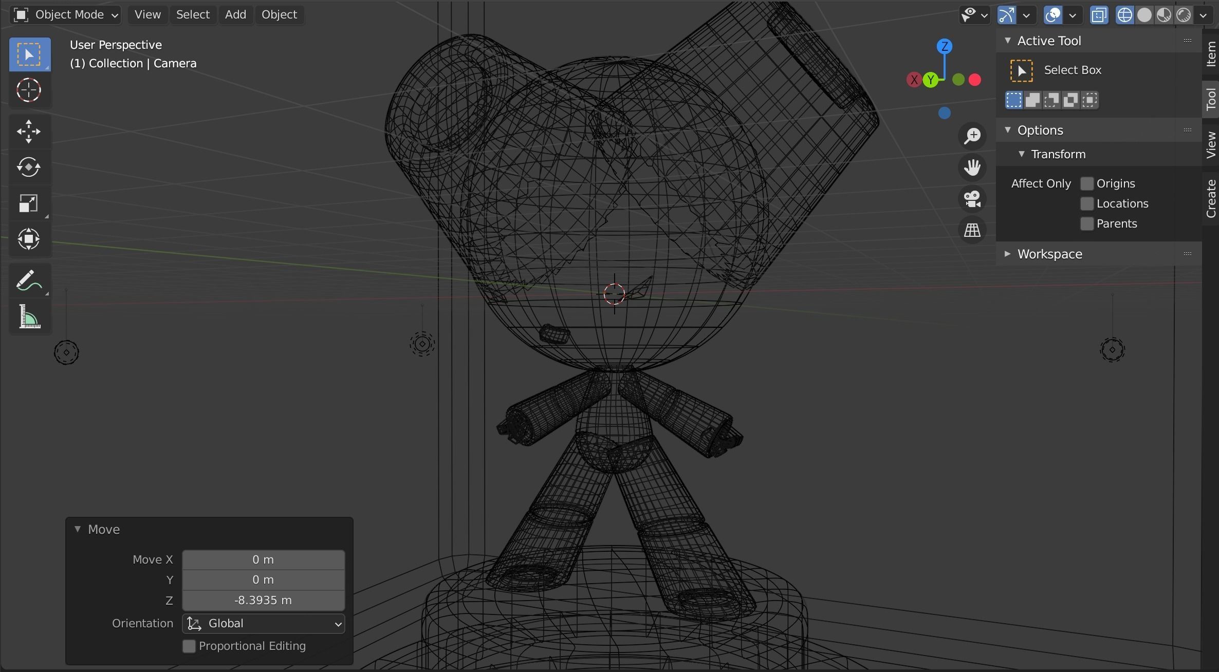 Robot Boy 3D model_3