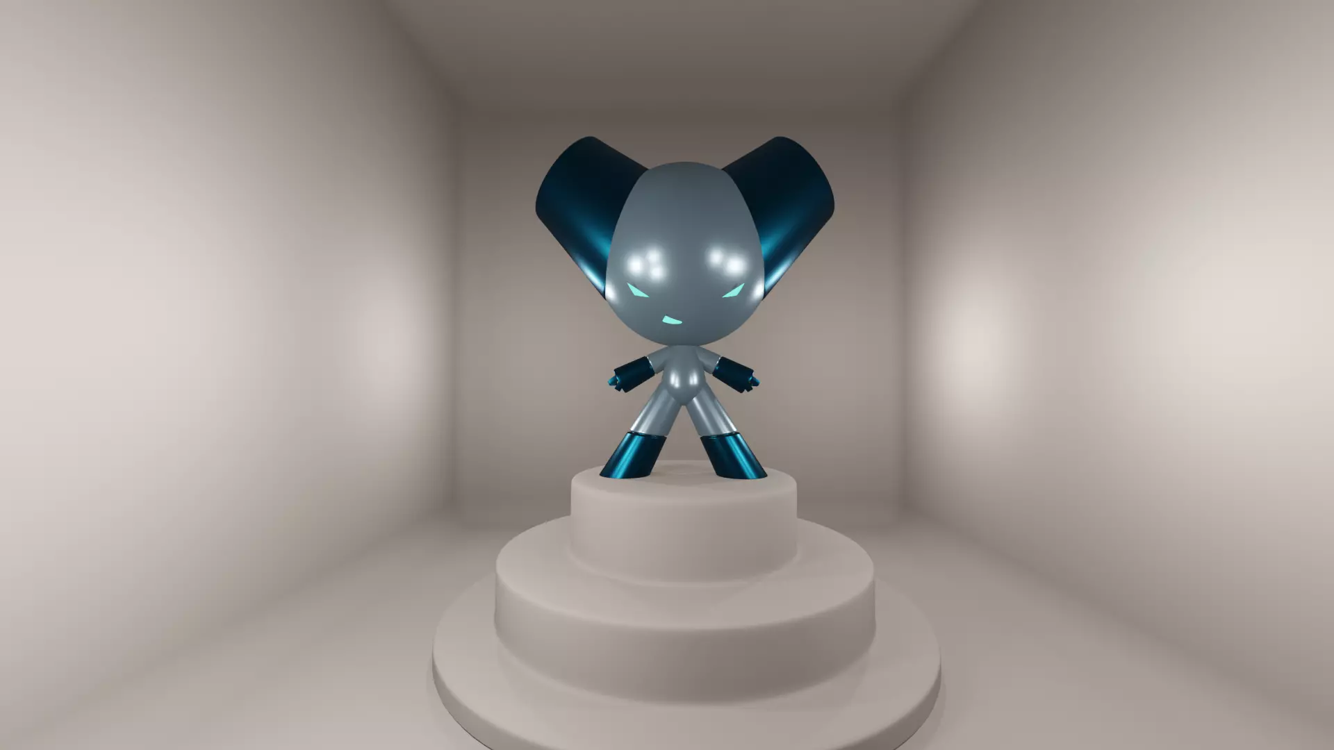 Robot Boy 3D model_0