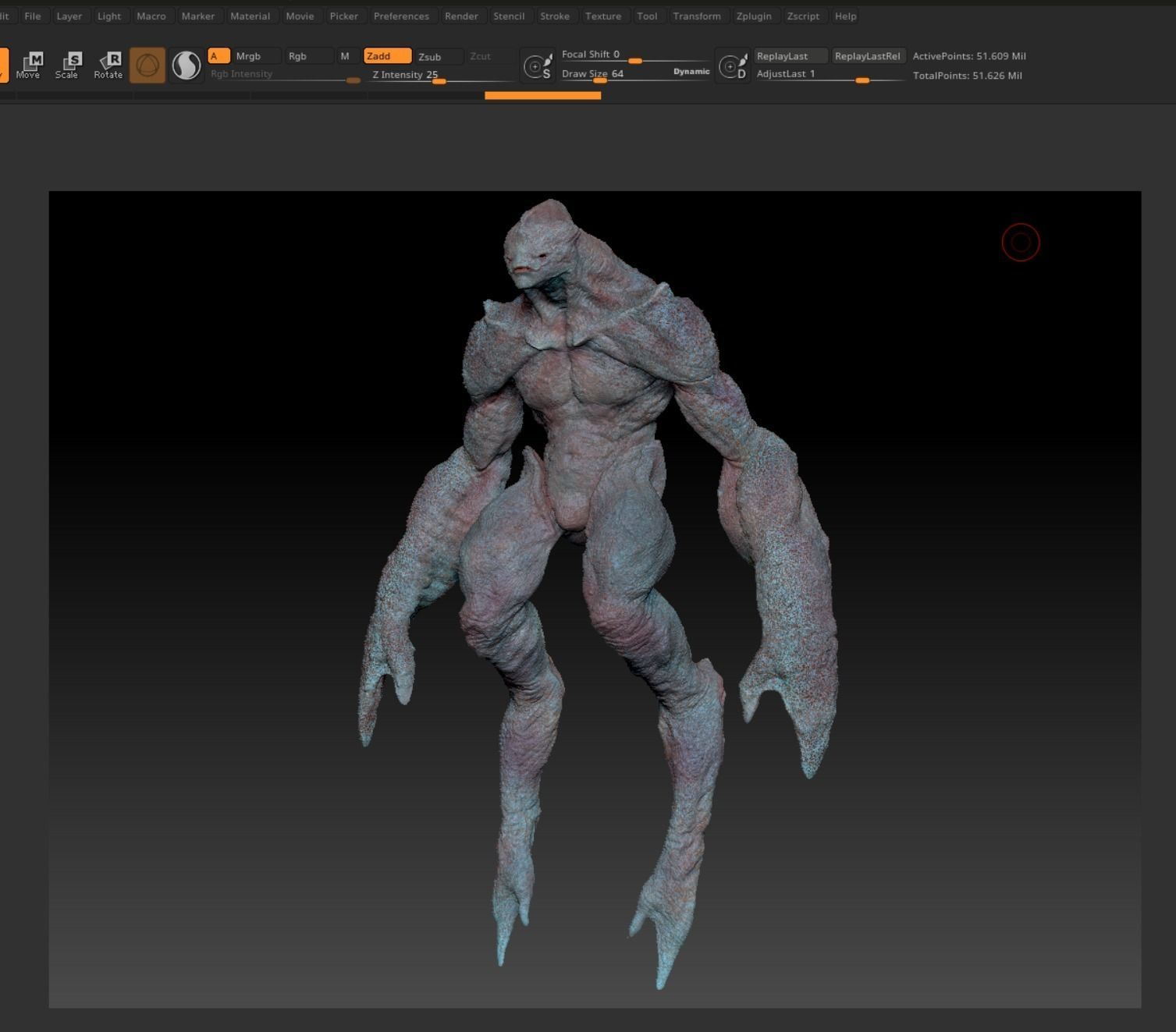 Sea Monster - Aequoris - Low and Medium Poly Models  Low-poly 3D model_7
