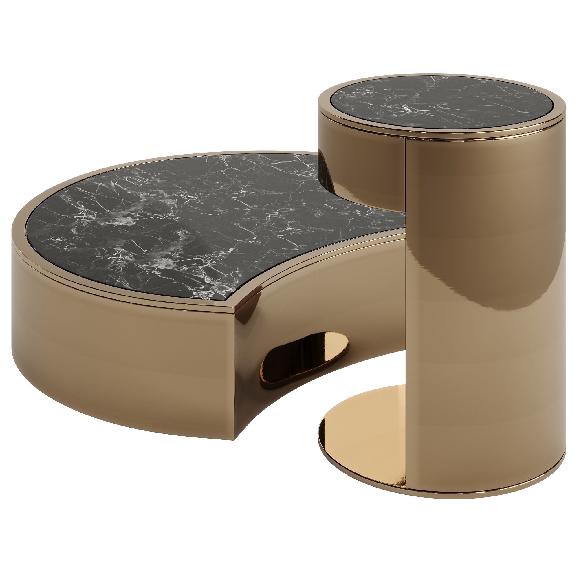 FENDI CONSTELLATION CONSTELLATION MARBLE COFFEE TABLE 3D model_6