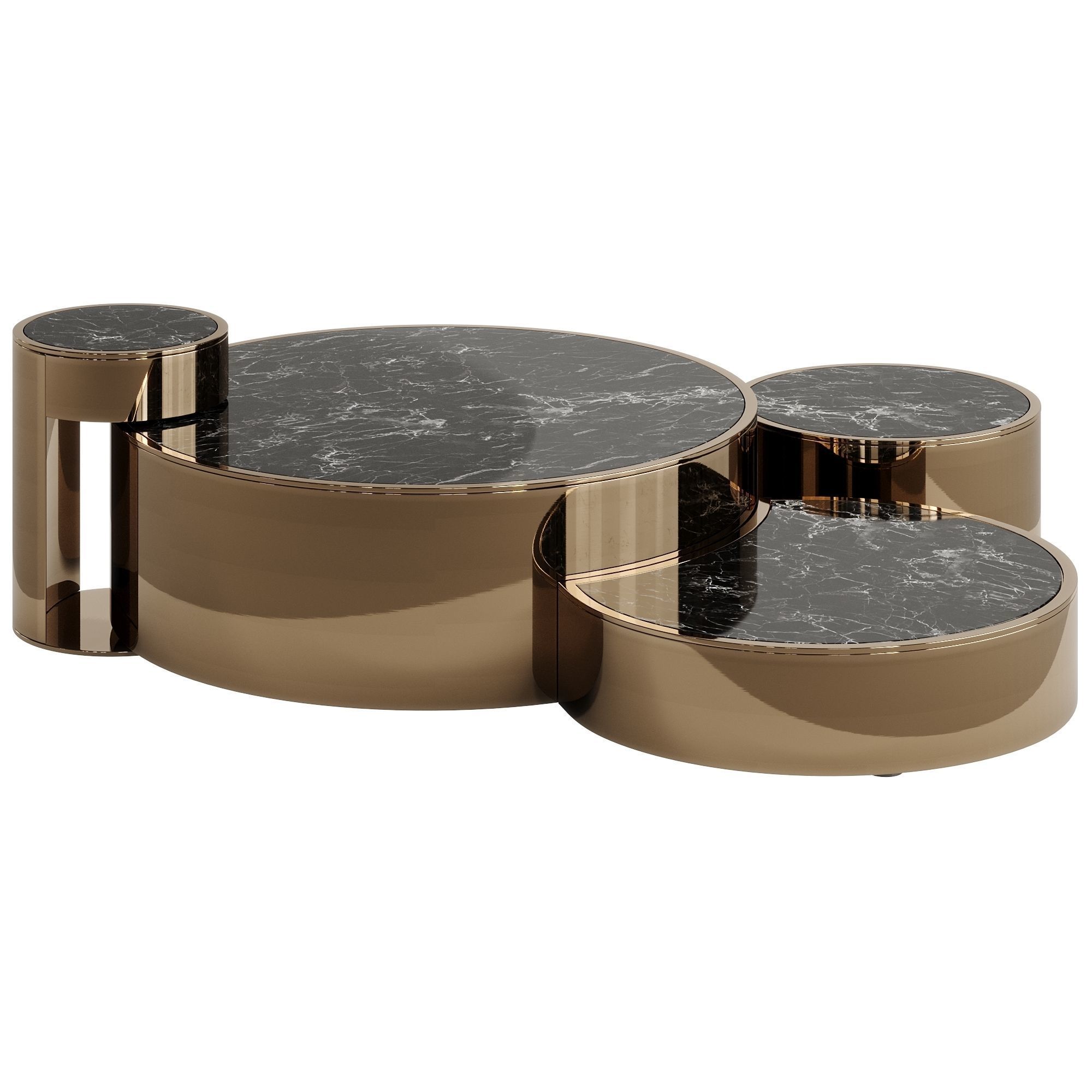 FENDI CONSTELLATION CONSTELLATION MARBLE COFFEE TABLE 3D model_3