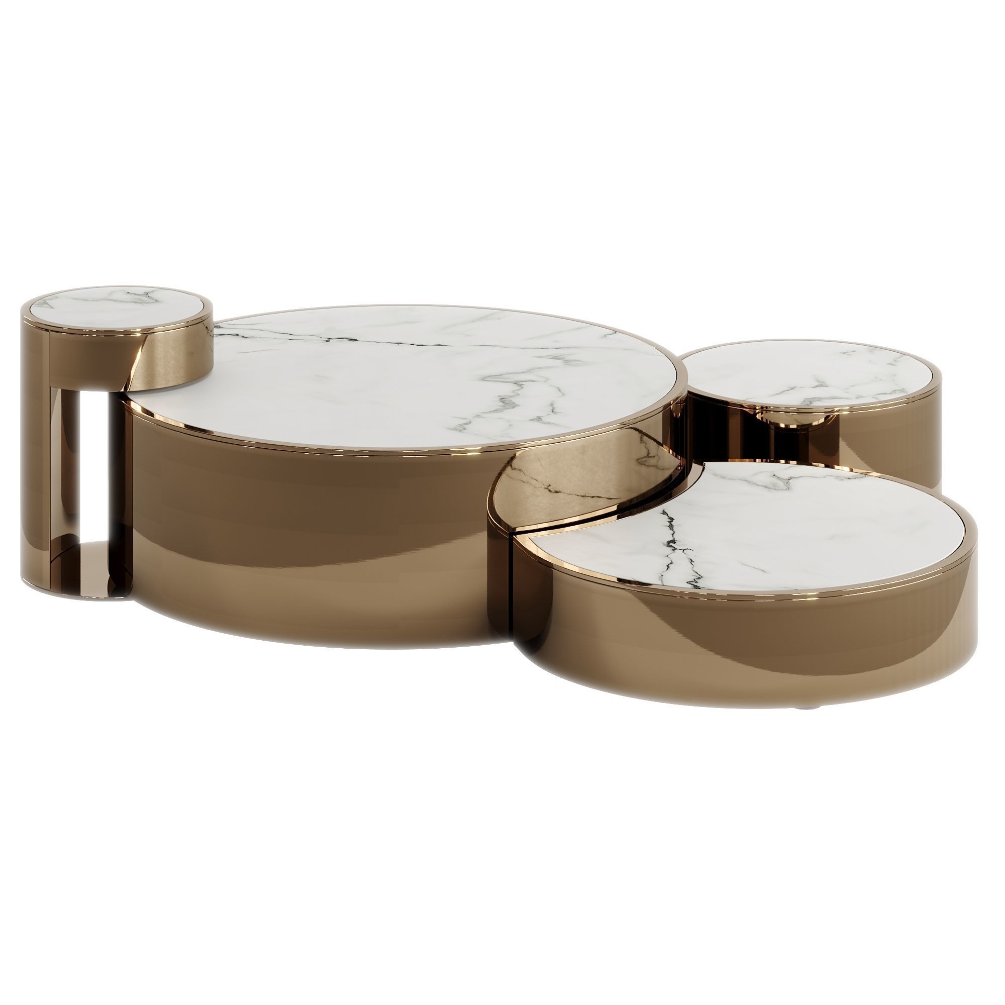 FENDI CONSTELLATION CONSTELLATION MARBLE COFFEE TABLE 3D model_4