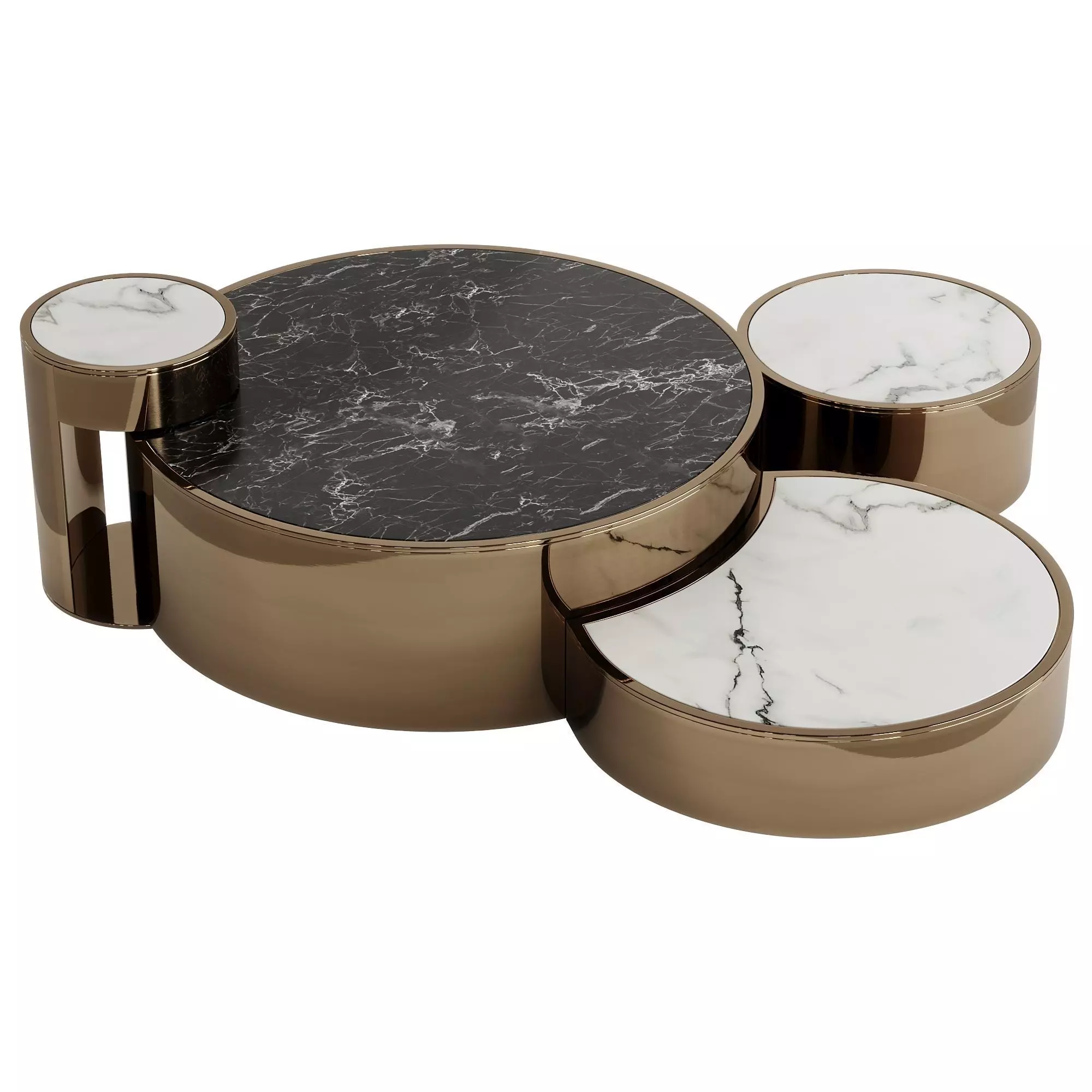 FENDI CONSTELLATION CONSTELLATION MARBLE COFFEE TABLE 3D model_0