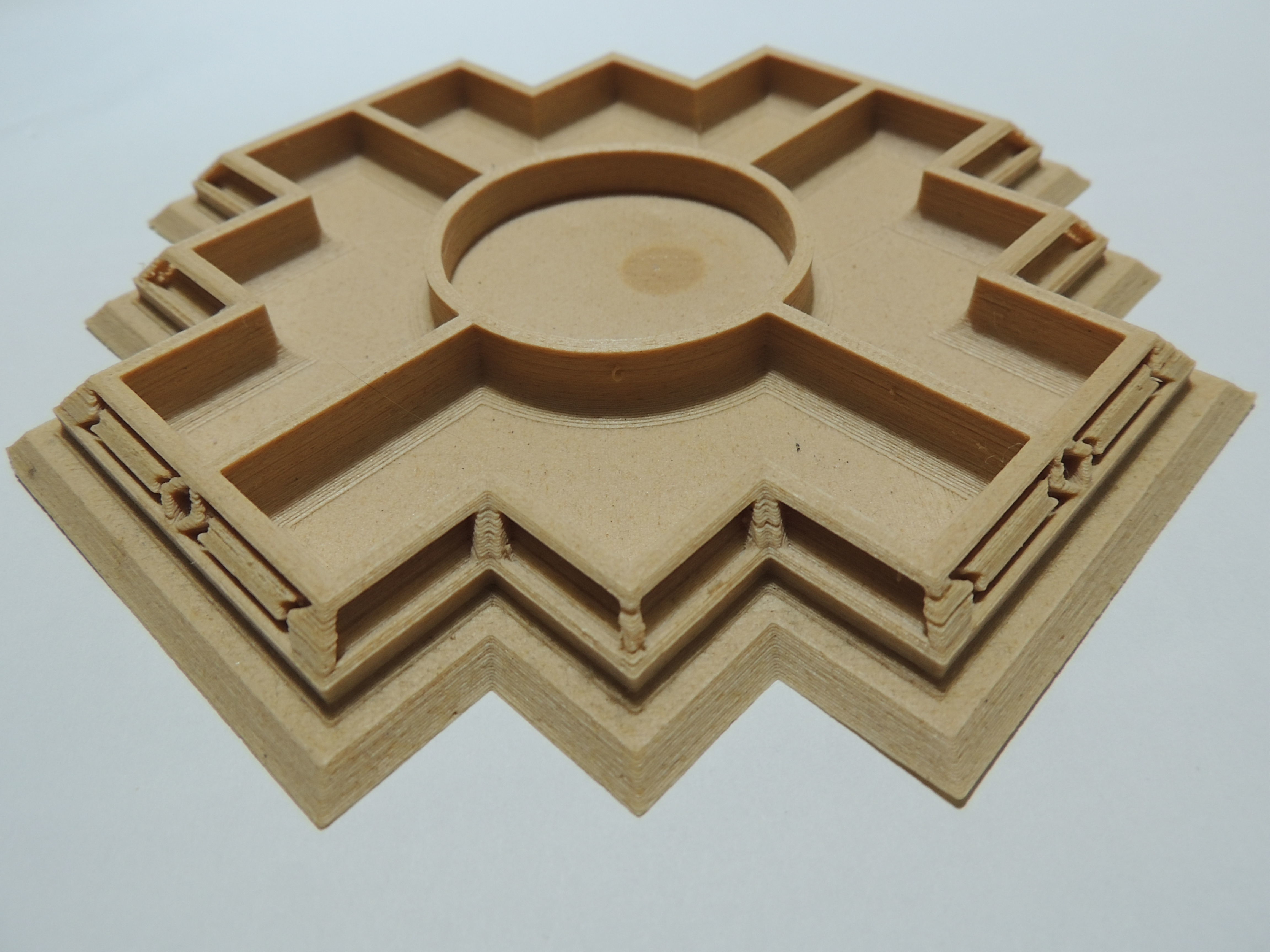 Chakana table decoration 3D print model_14