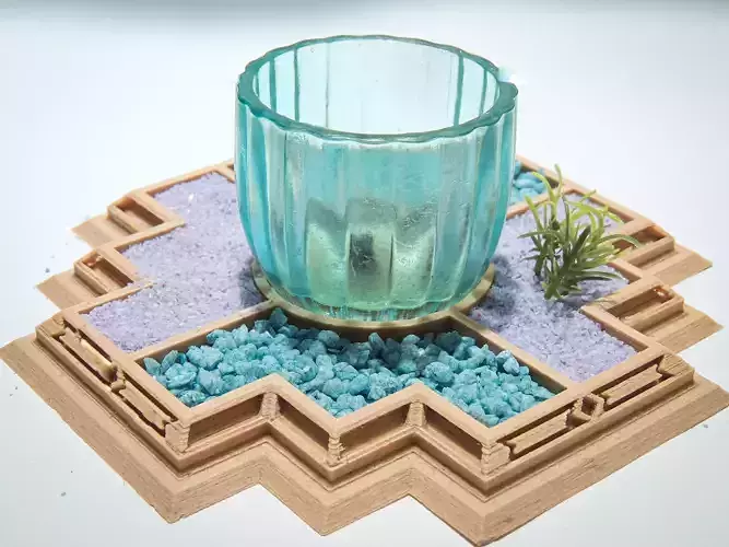 Chakana table decoration 3D print model