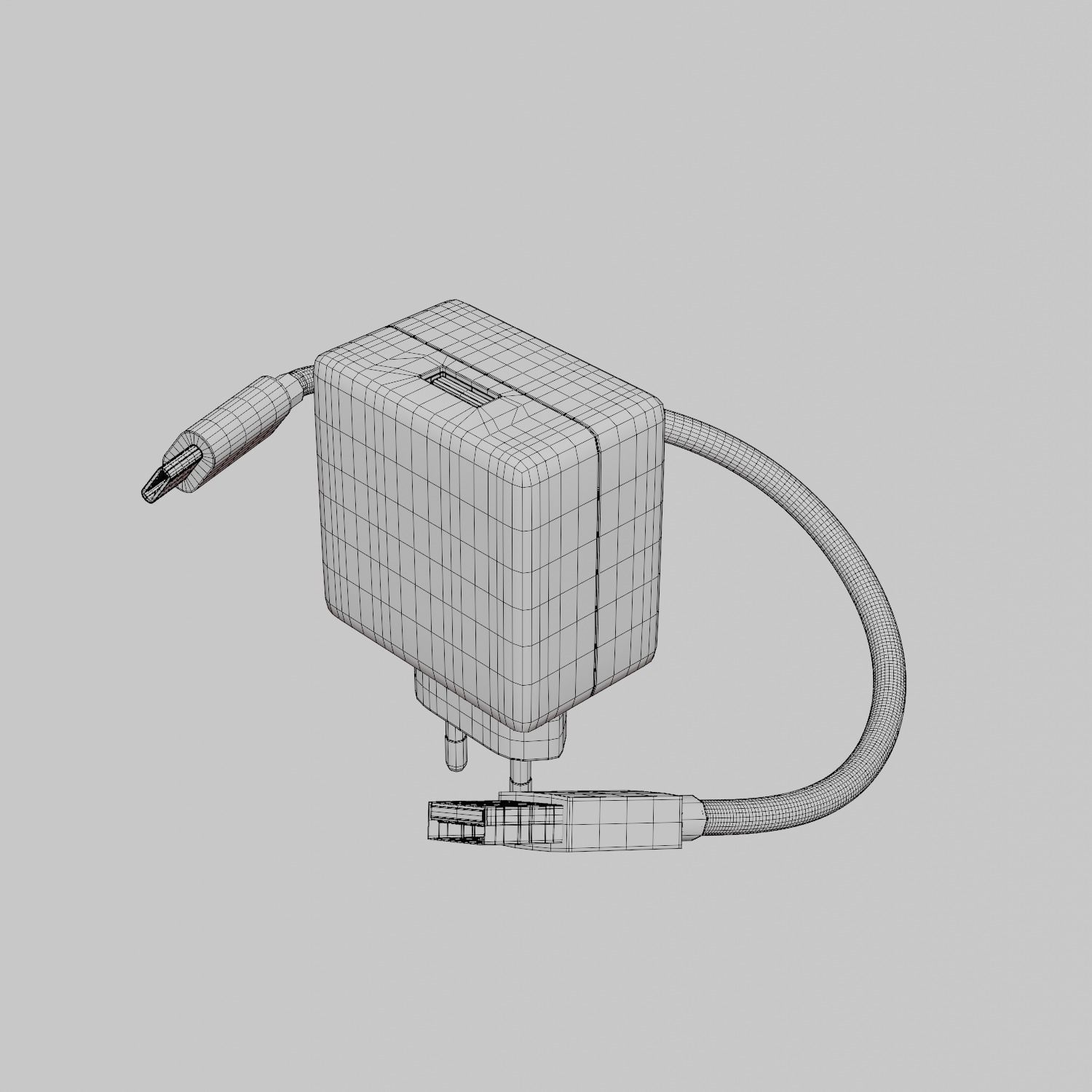 Super Dart Charger Realme 8 Pro Mobile Low-poly 3D model_6