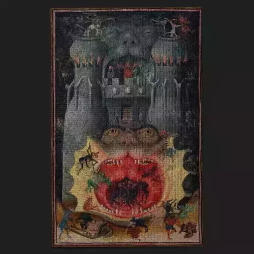 Mouth of Hell Book of Hours Low-poly 3D model
