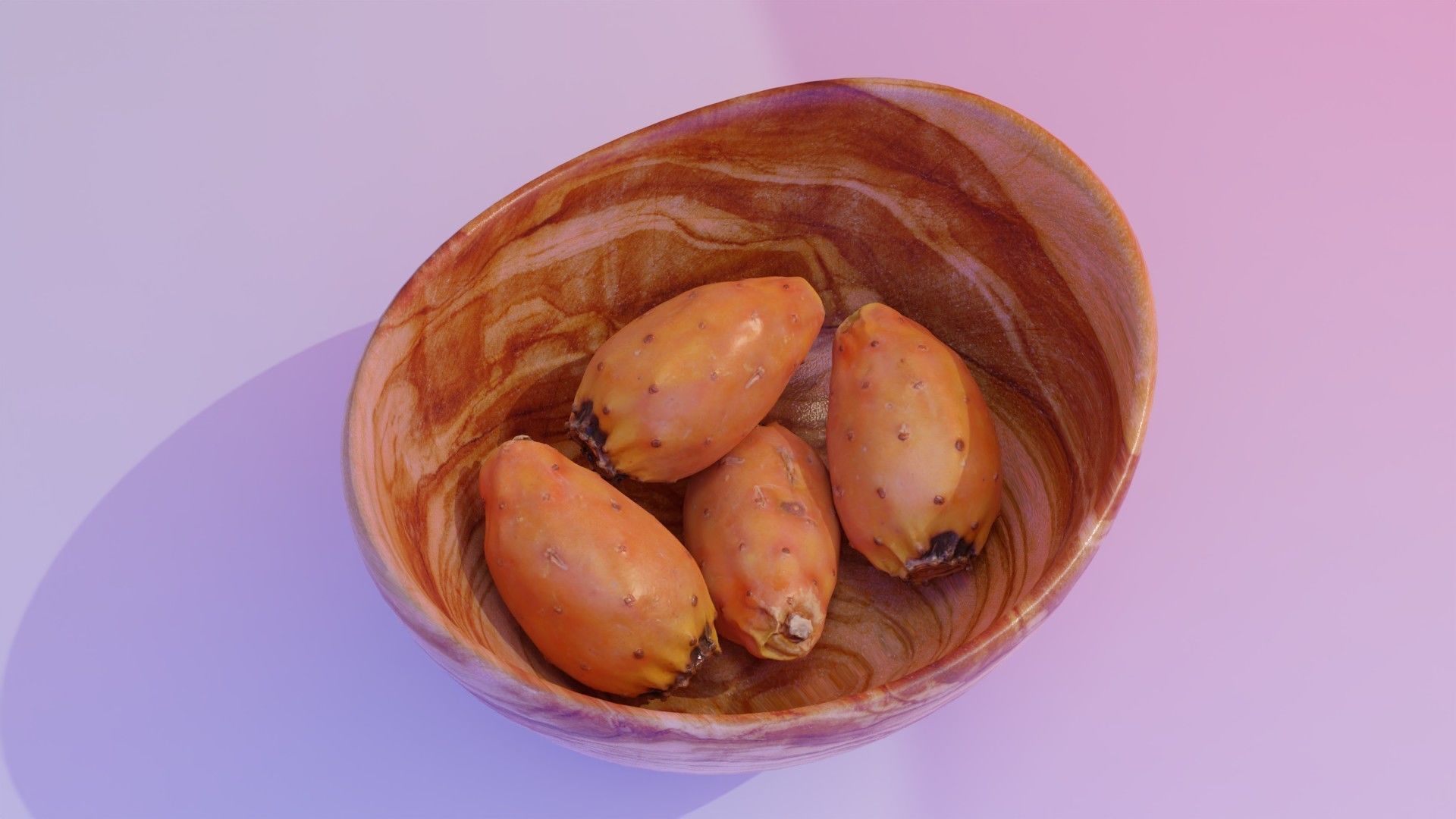 Prickly pear 03 high-poly 3D model_1