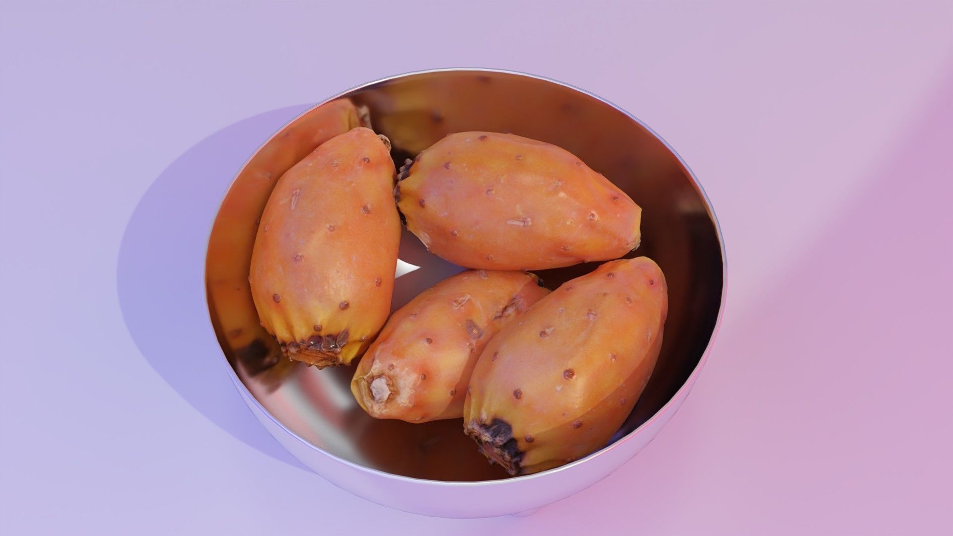 Prickly pear 03 high-poly 3D model_3