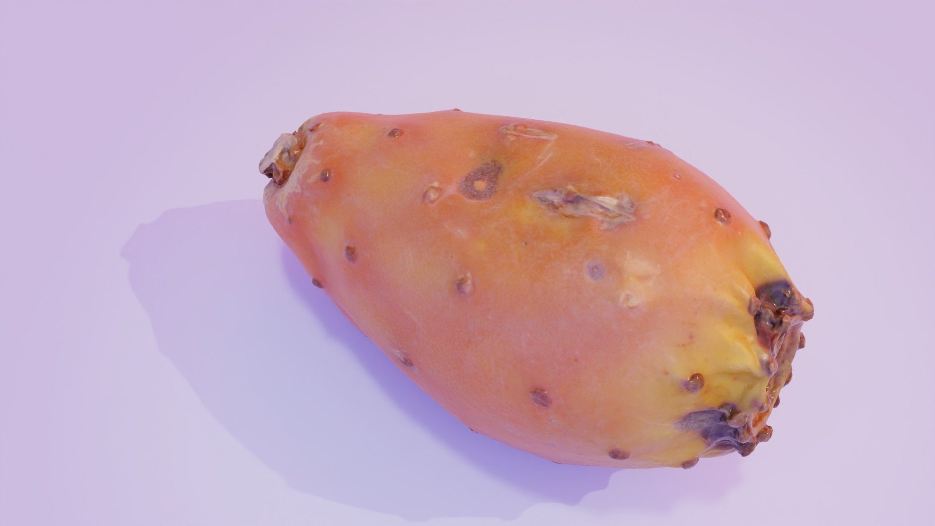 Prickly pear 03 high-poly 3D model_7