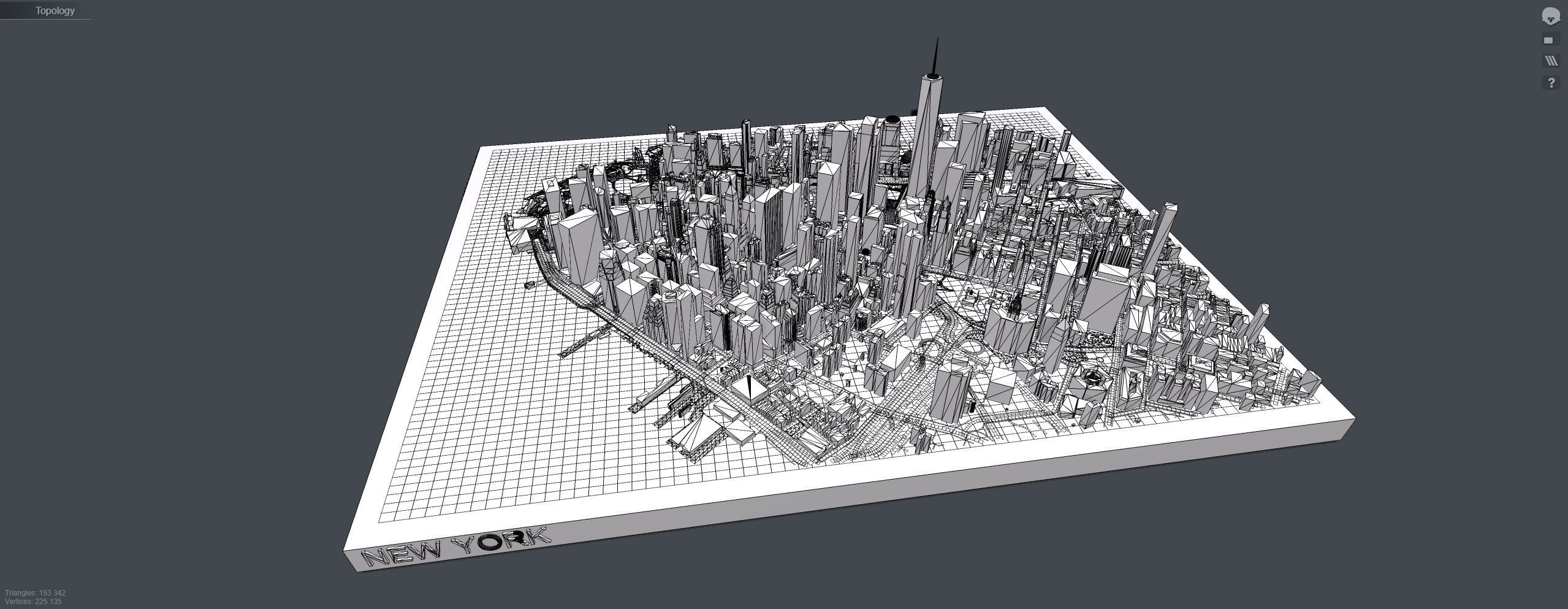 Cityscape New York USA 3D model_11