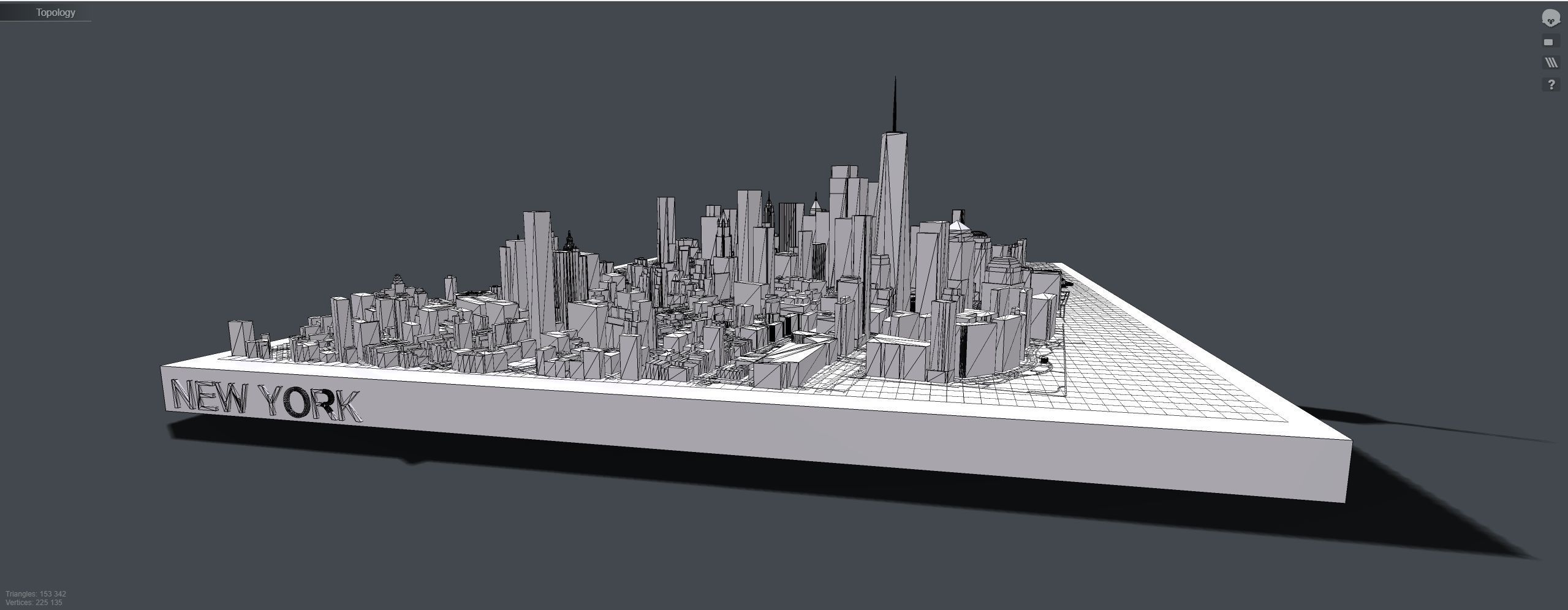 Cityscape New York USA 3D model_12