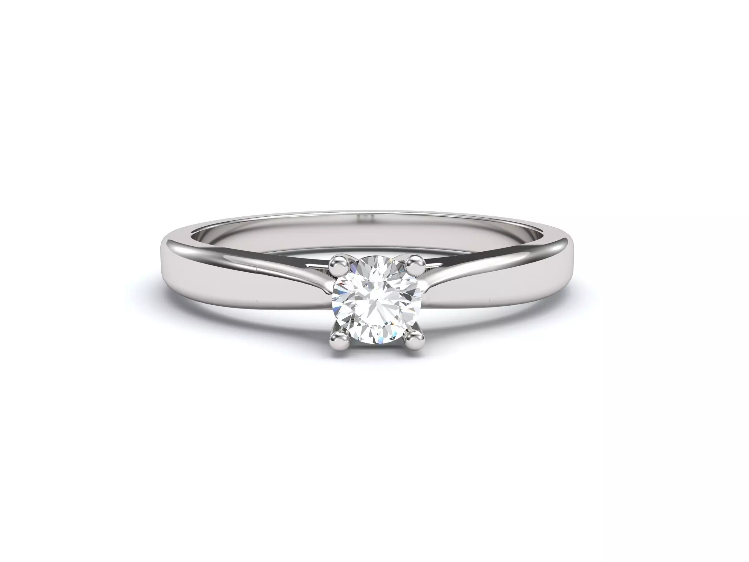 Engagement ring Free 3D print model