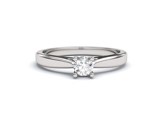 Engagement ring Free 3D print model