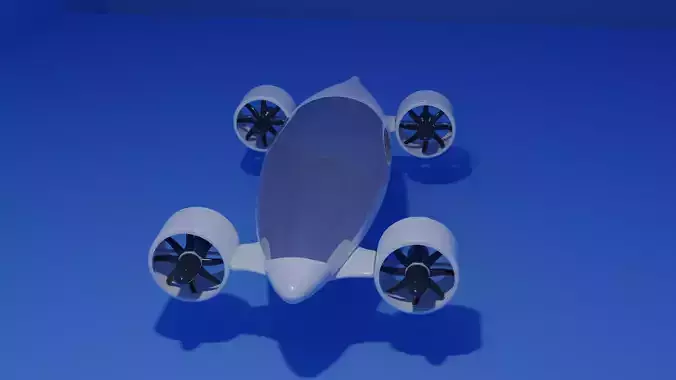 Vision VTOL concept 3D model