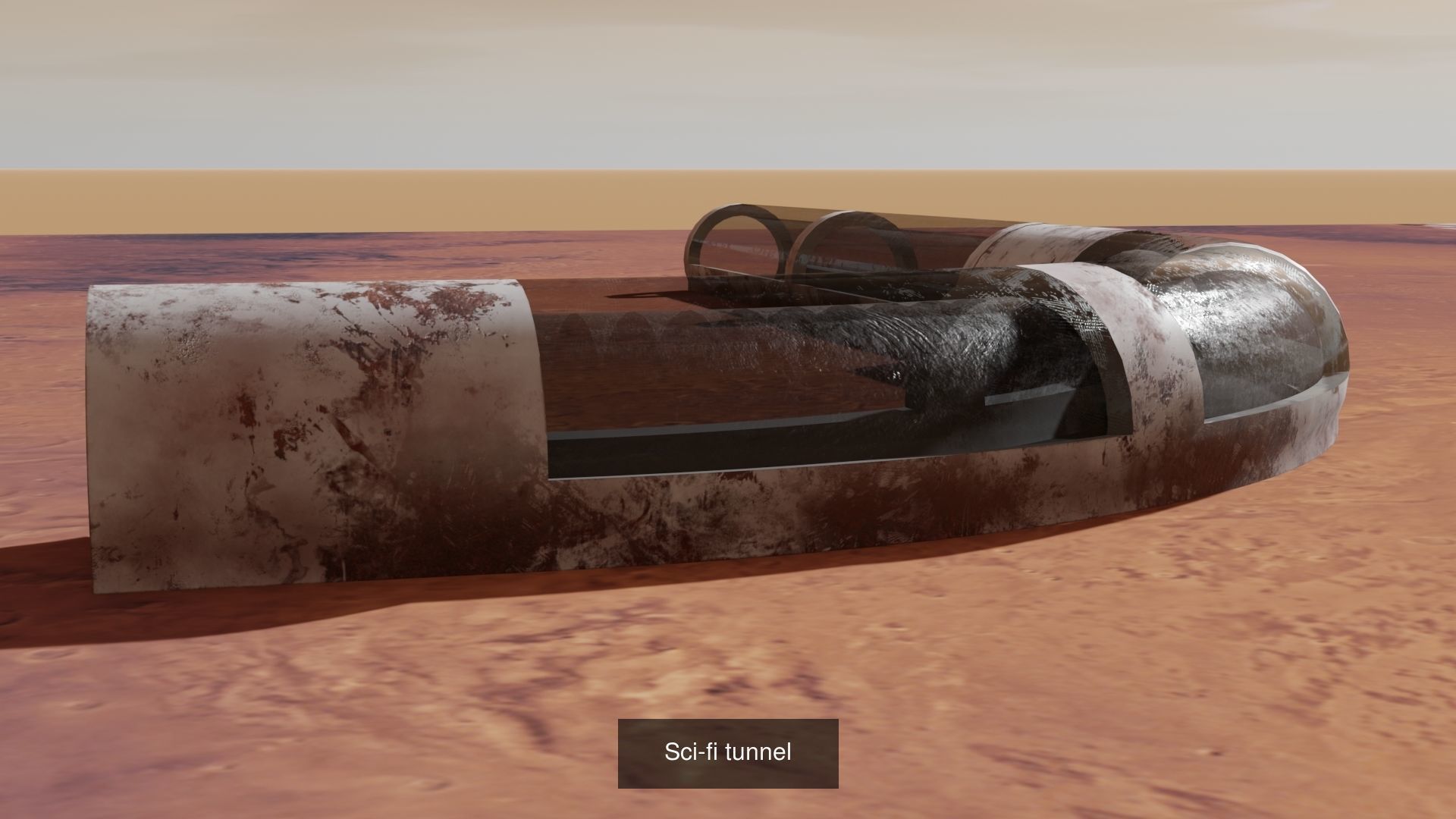 Collection Mars rock formation in desert _6