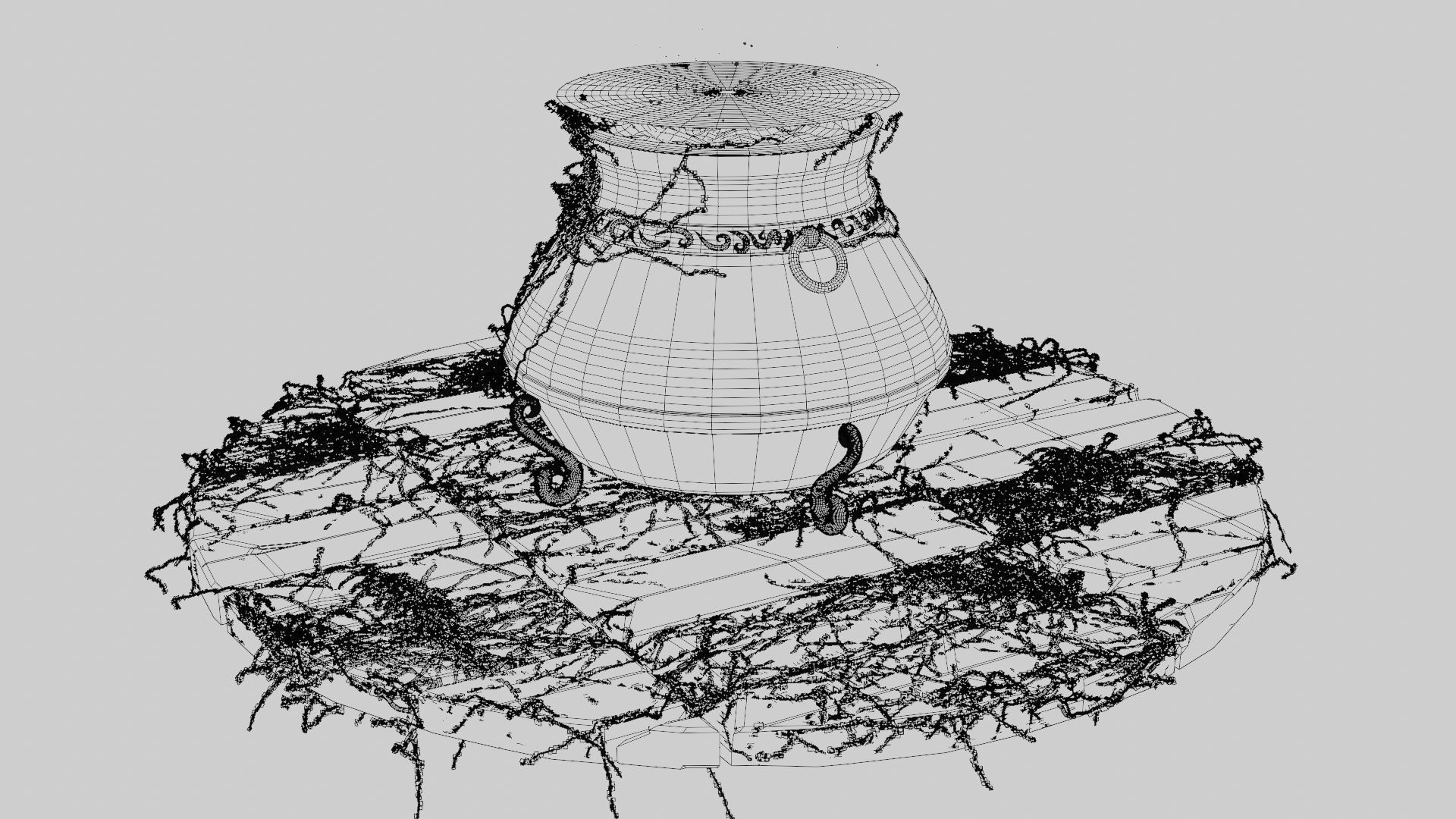 Witch Cauldron 3D model_22