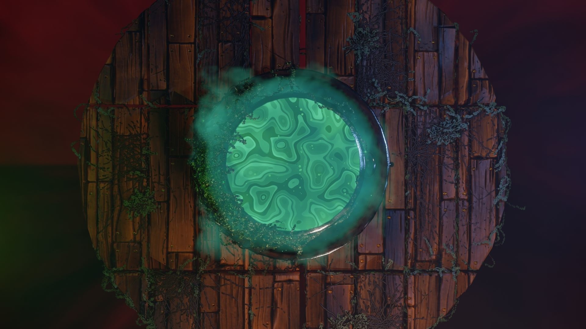 Witch Cauldron 3D model_40