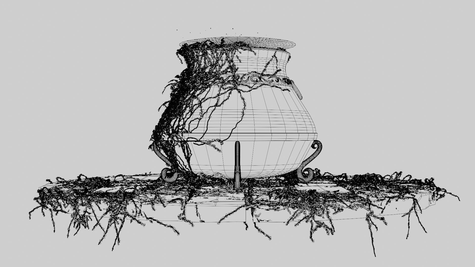 Witch Cauldron 3D model_15