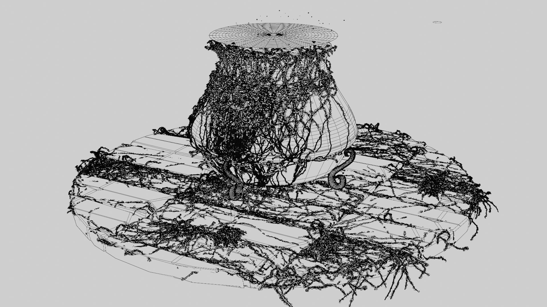 Witch Cauldron 3D model_26