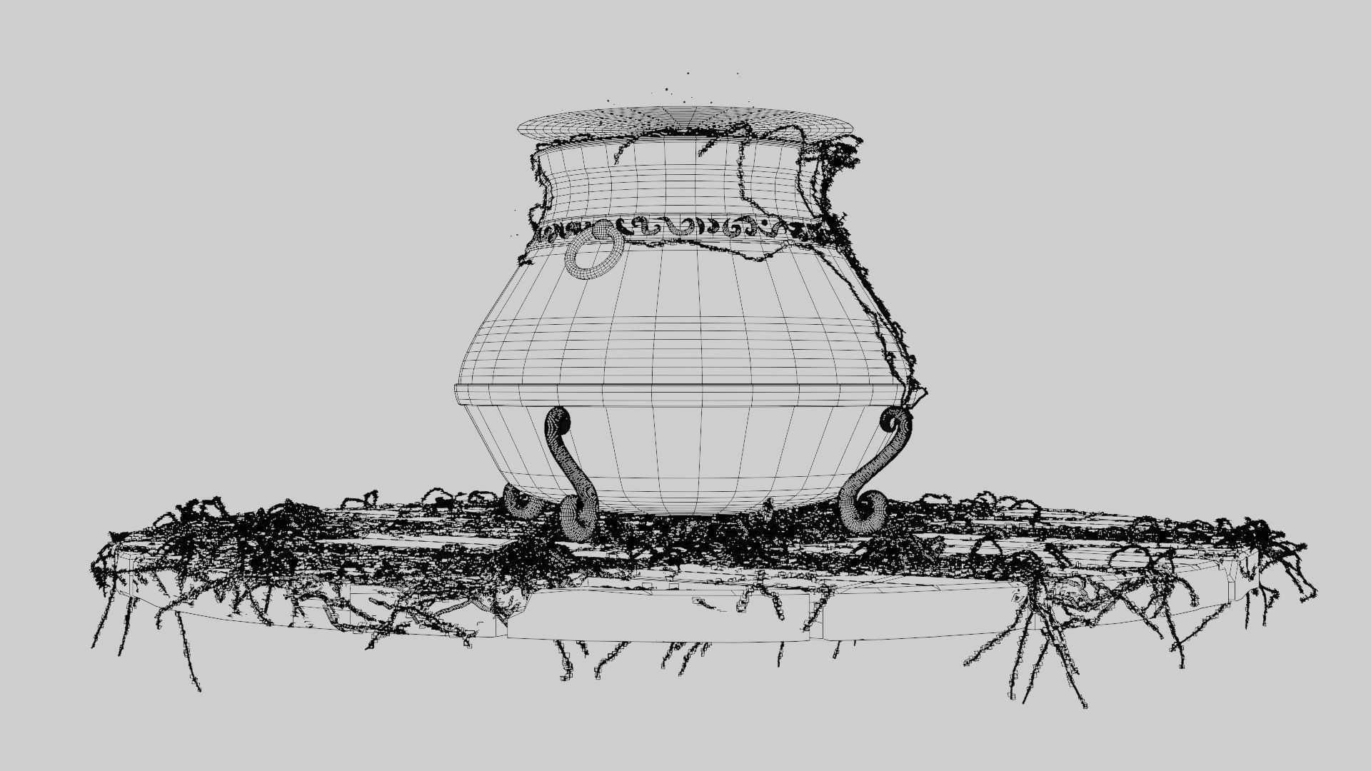 Witch Cauldron 3D model_17