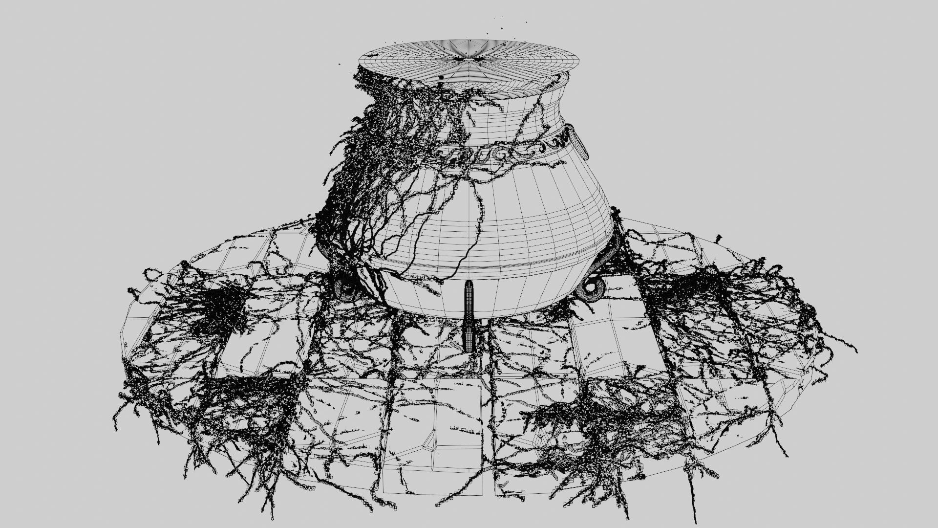 Witch Cauldron 3D model_21