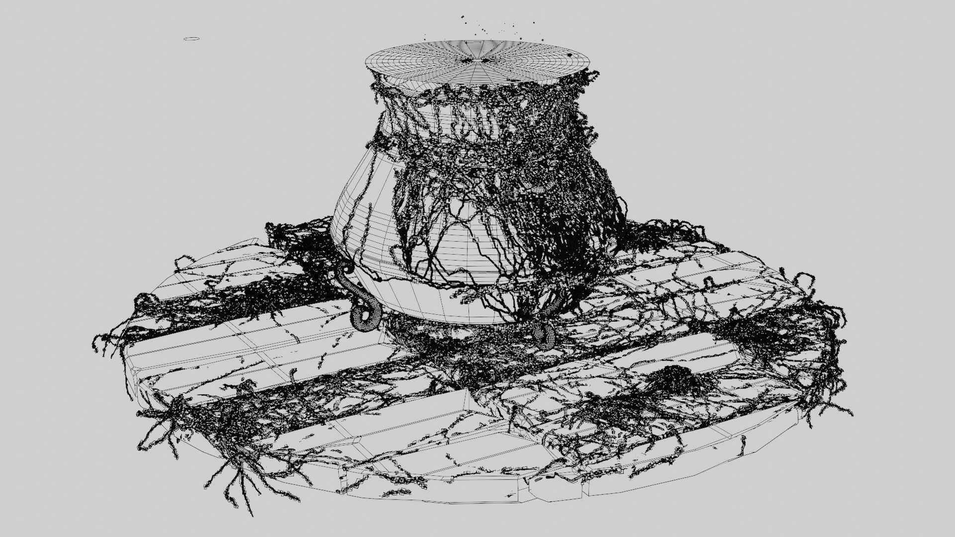 Witch Cauldron 3D model_25