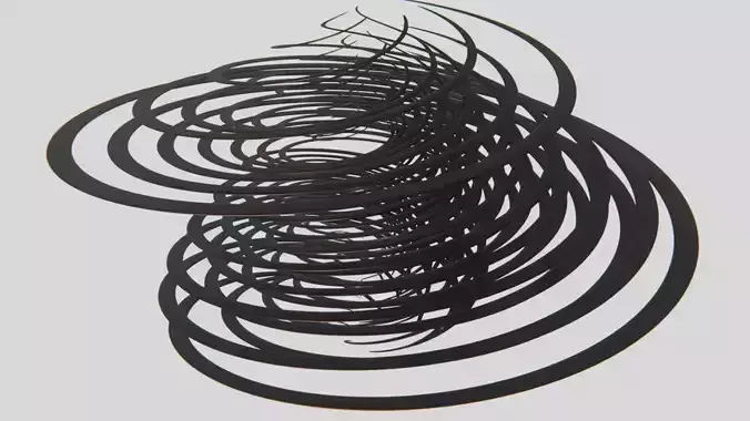 Abstract Statue TwistLine