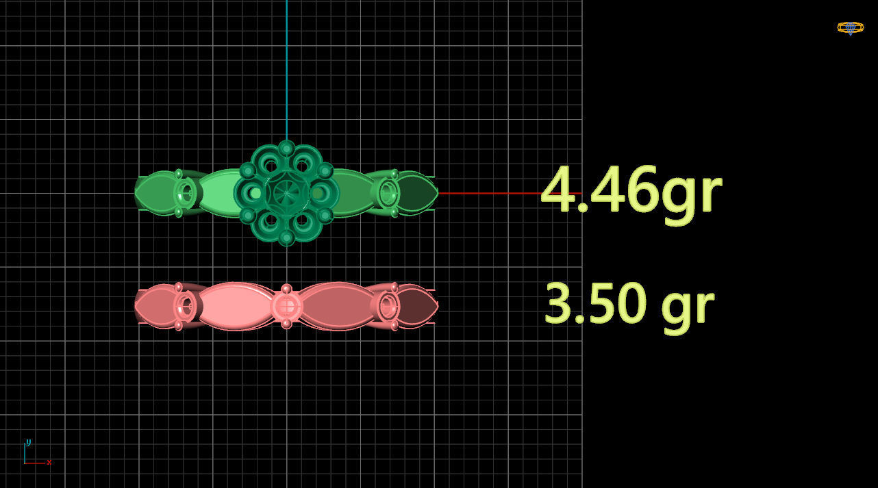 engagment ring 3D print model_17