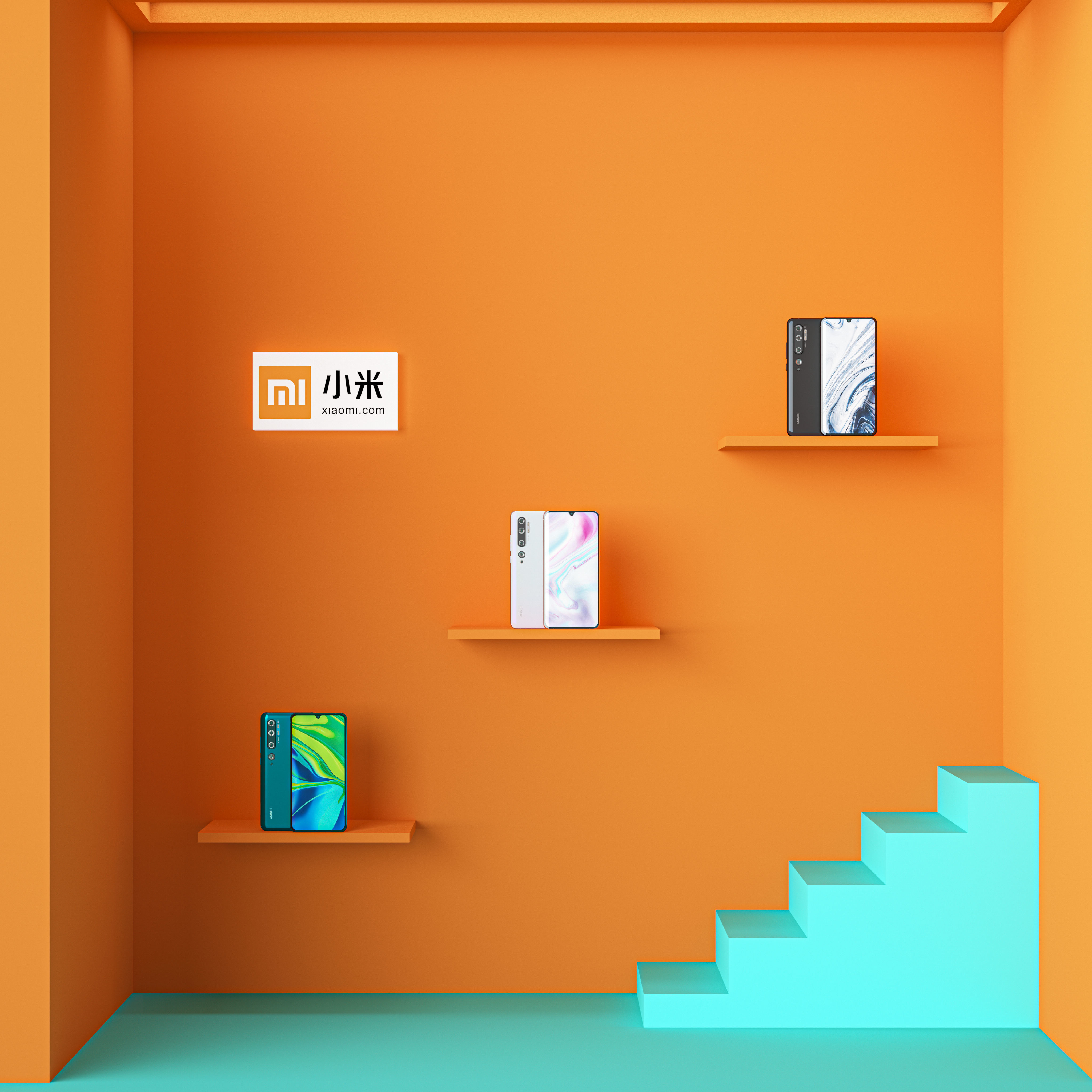 XIAOMI CC9 Pro cell phone 3D model_1