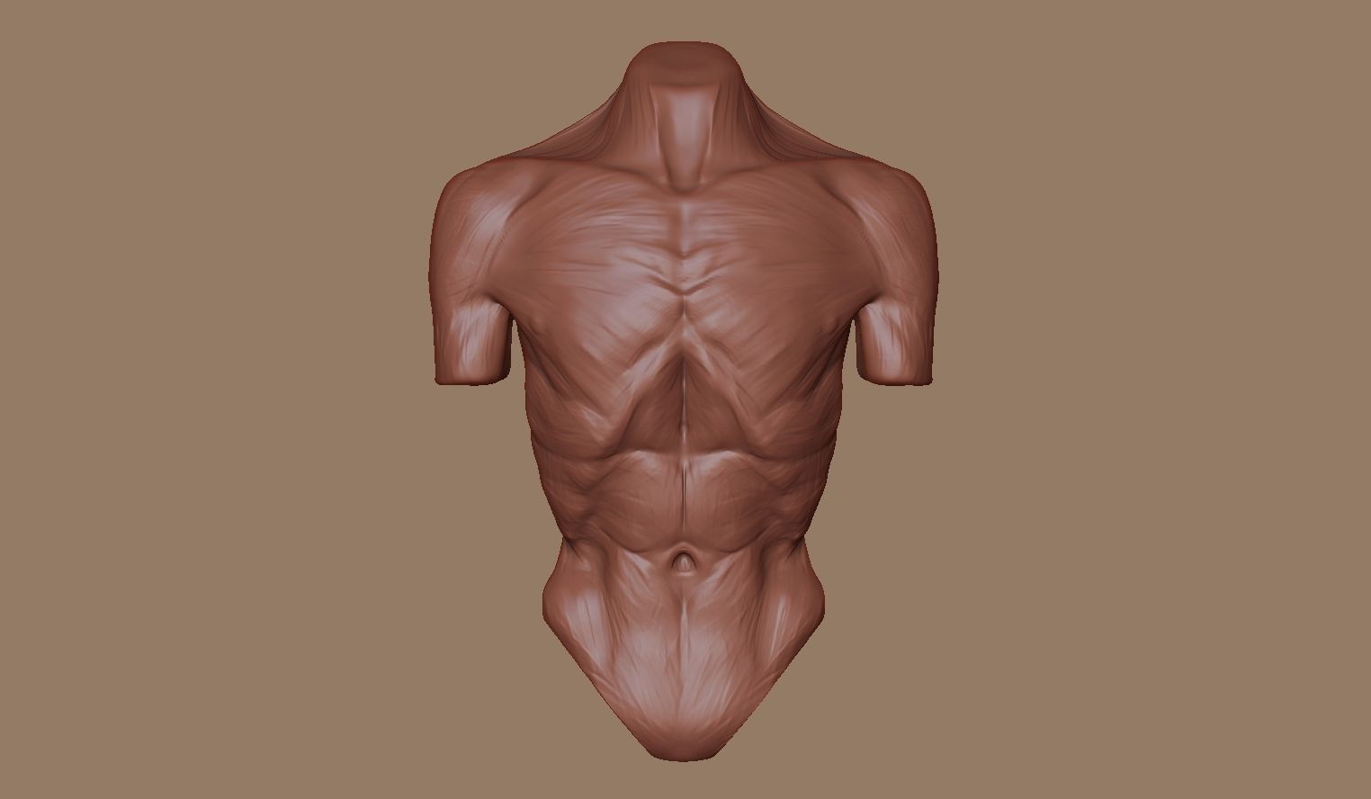Zombie body Anatomy 3D print model