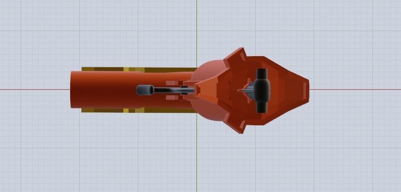 Blaster Nerf Low-poly 3D model Low-poly 3D model_9