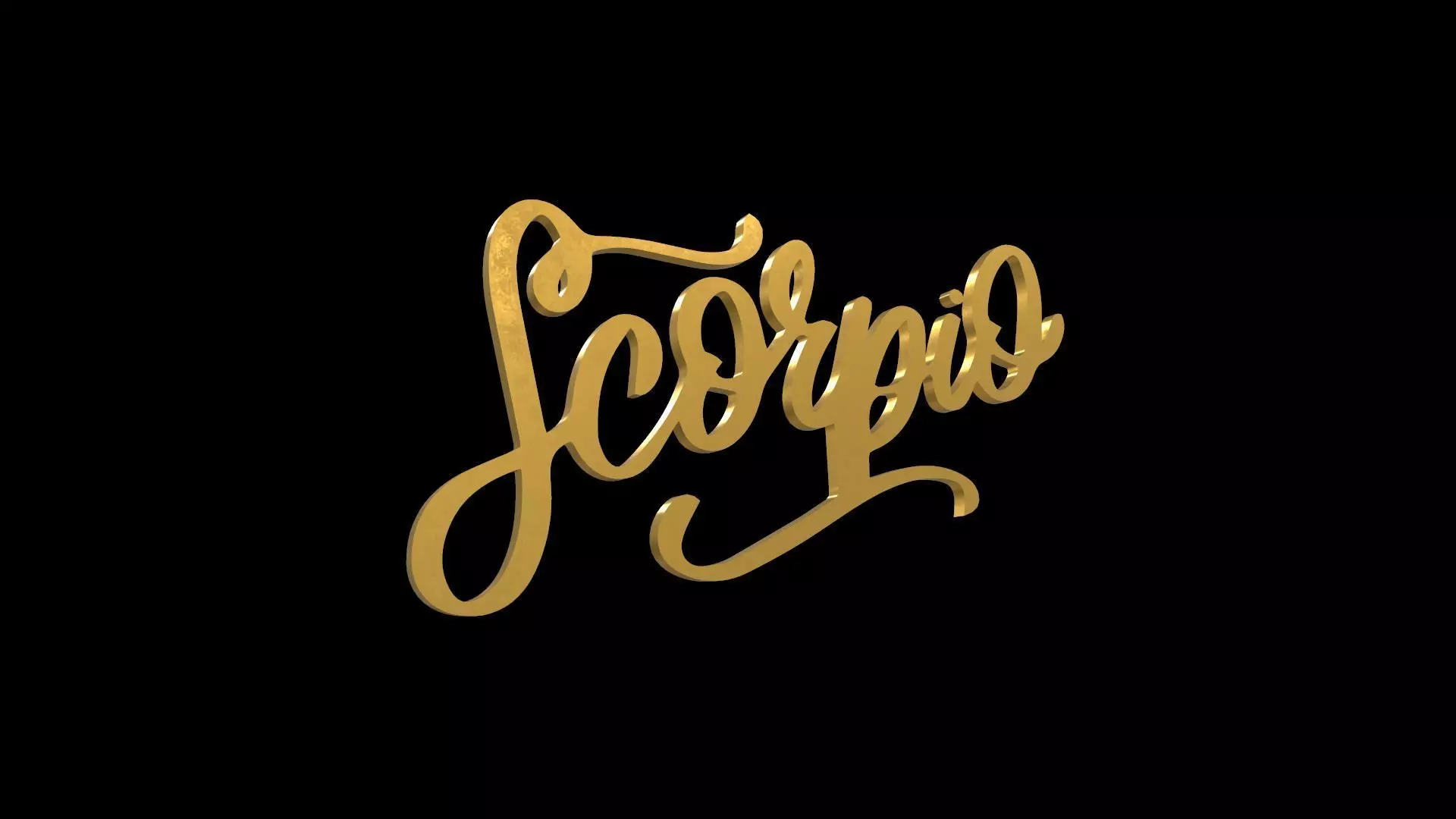 ZODI-010 Scorpio Gold 3D model_0