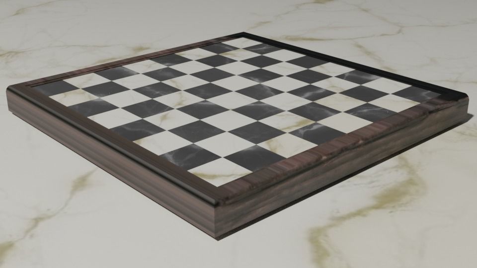 33 Piece Chess Set 3D model_5