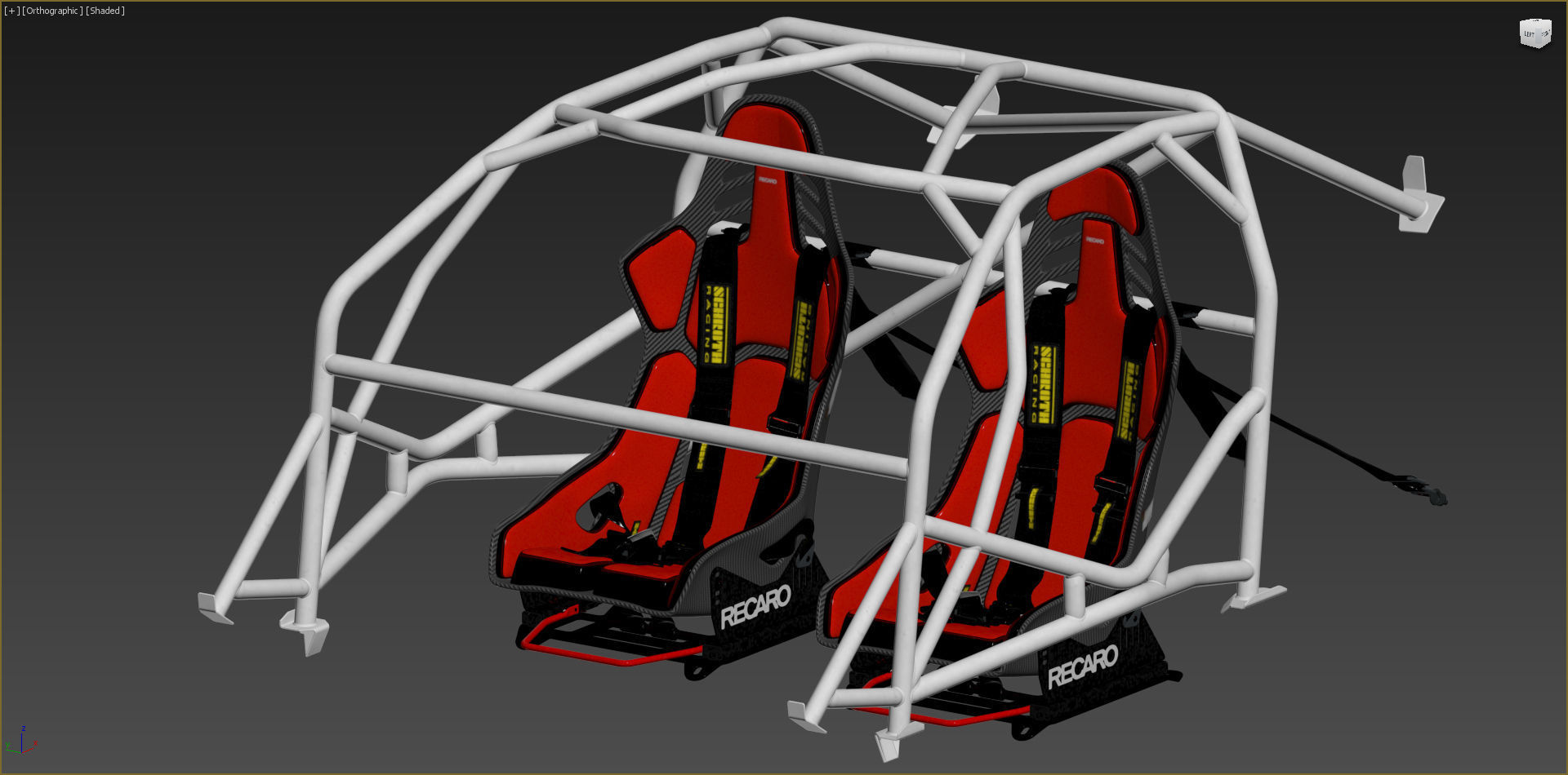RECARO Podium 3D model_2