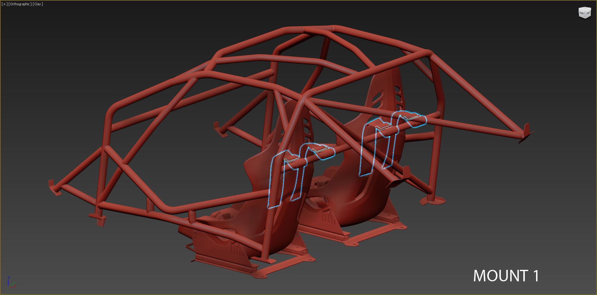 RECARO Podium 3D model_33