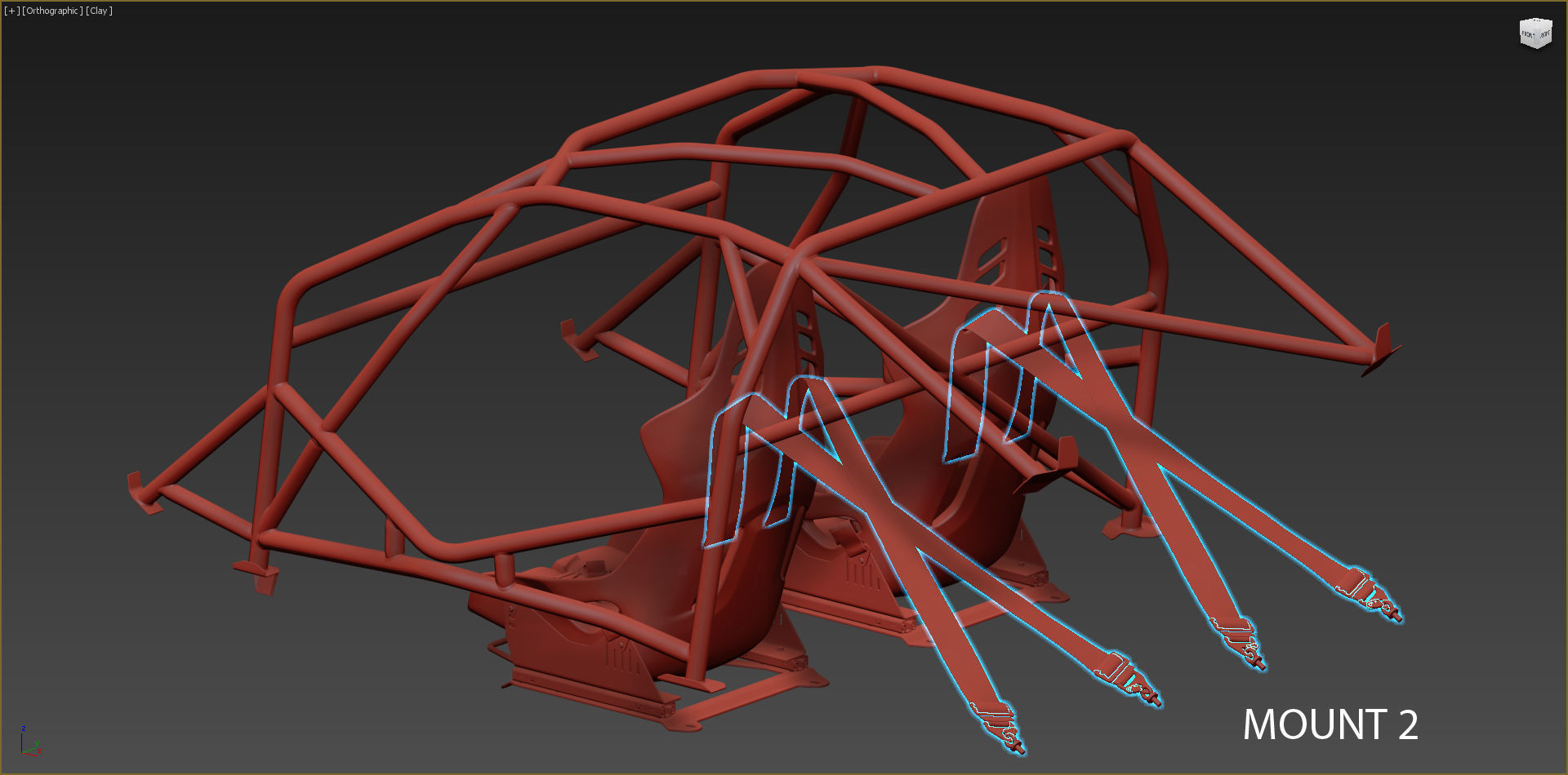 RECARO Podium 3D model_32