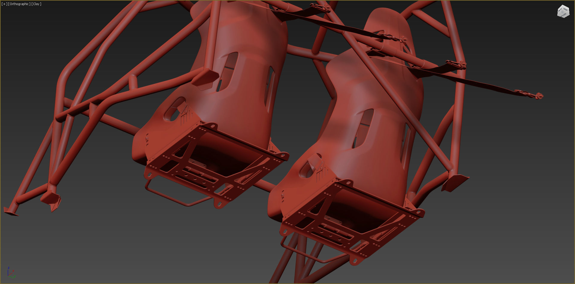 RECARO Podium 3D model_35