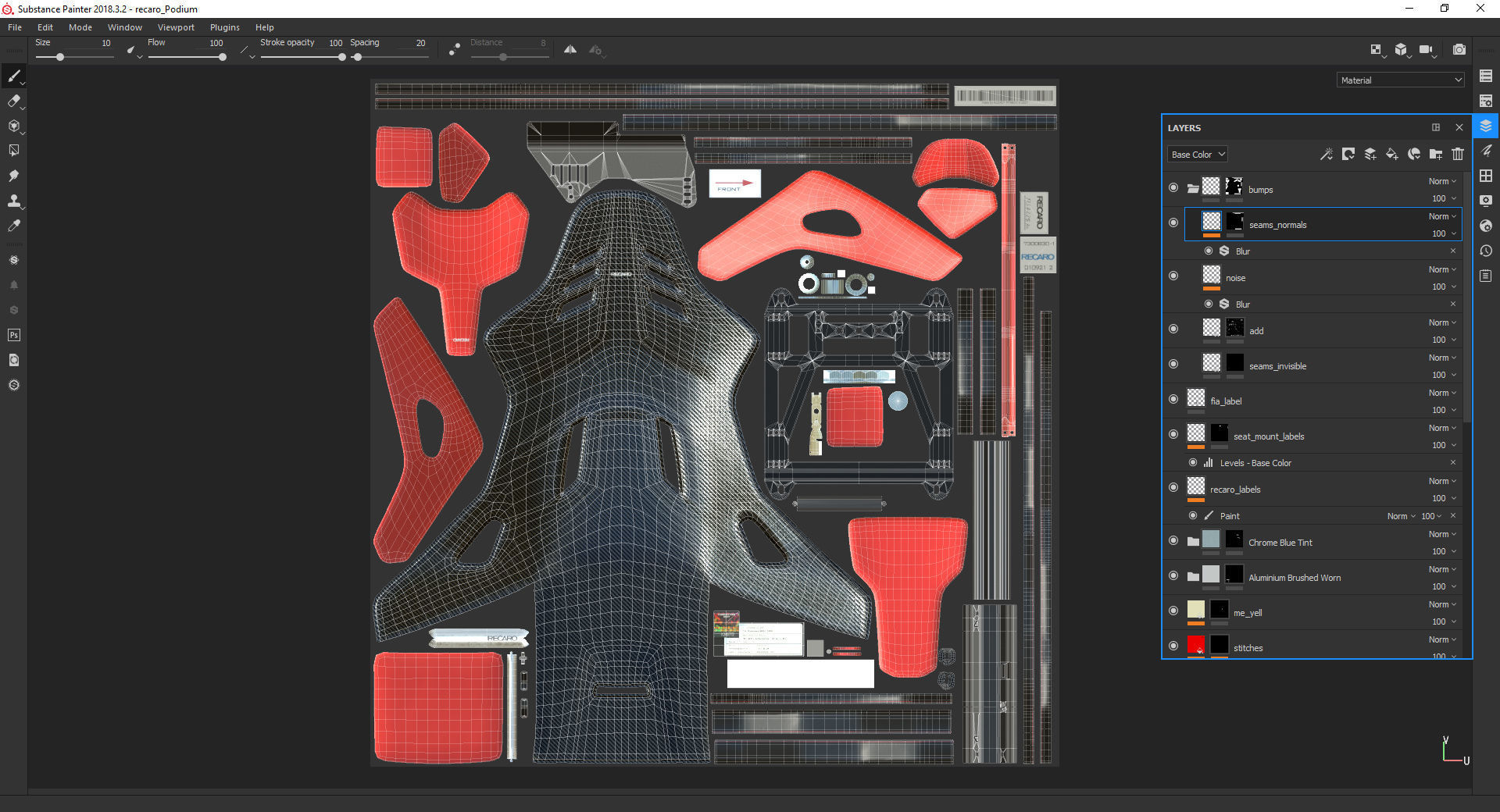 RECARO Podium 3D model_37