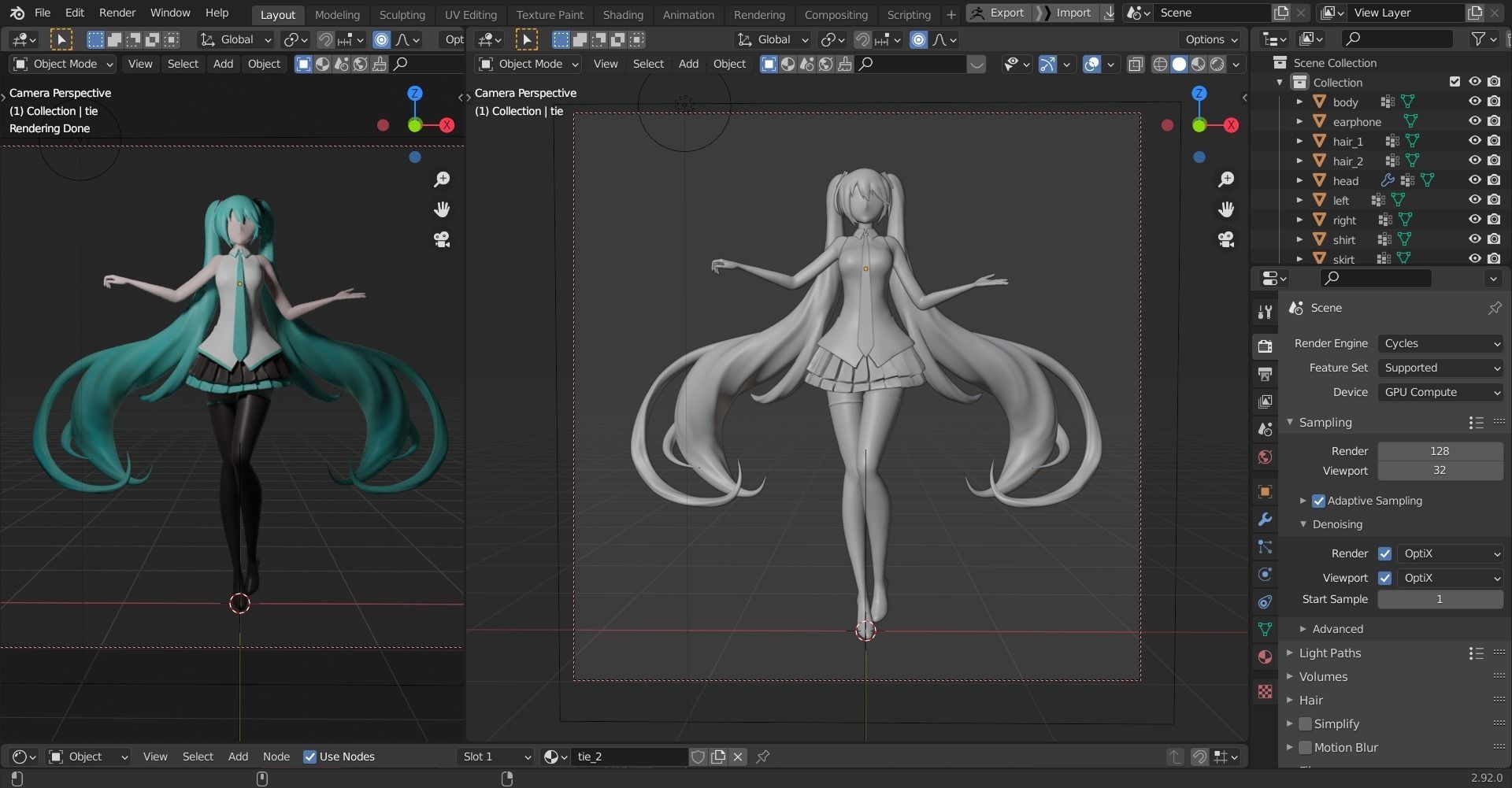 Hatsune Miku 3D model_3