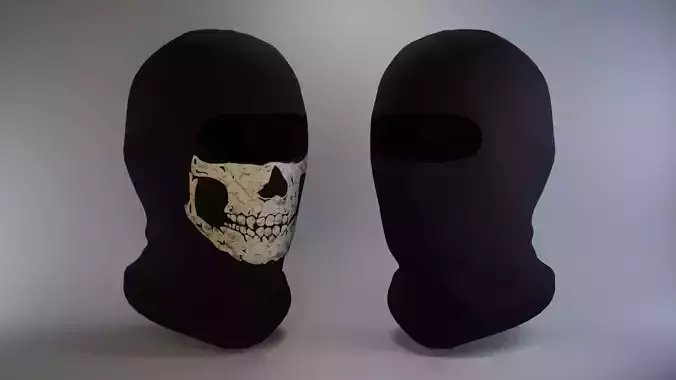 Balaclava ski mask Low-poly 3D model