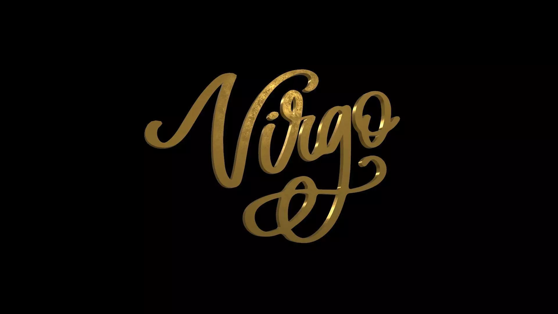 ZODI-012 Virgo Gold 3D model_0