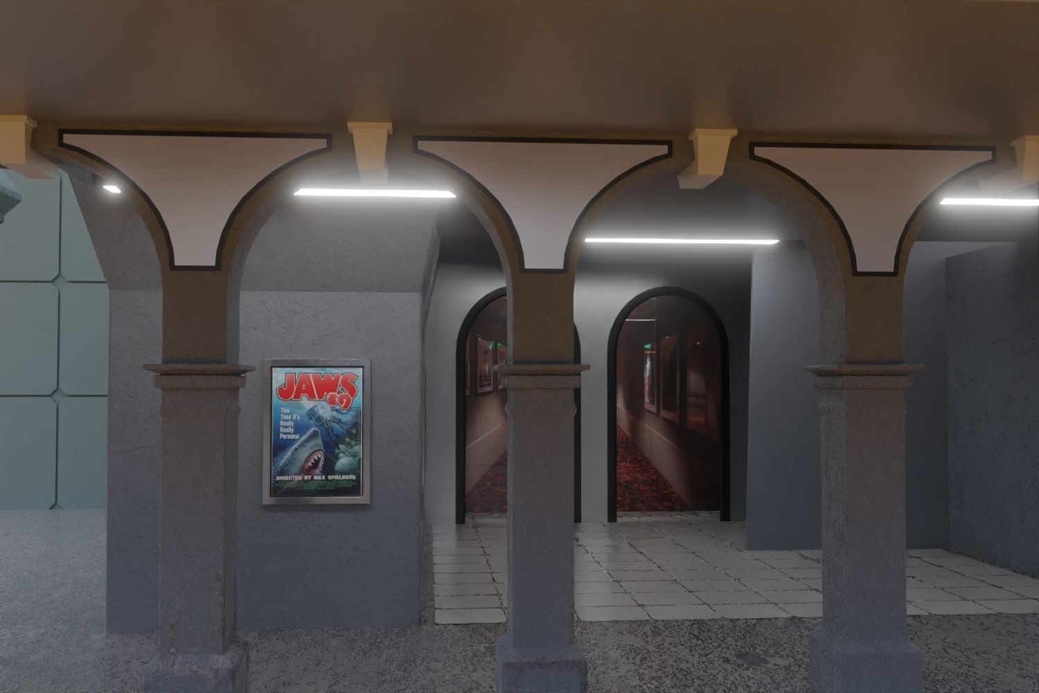 Holomax Diorama - JAWS 19 - Back to the Future 2 -  3D model_3