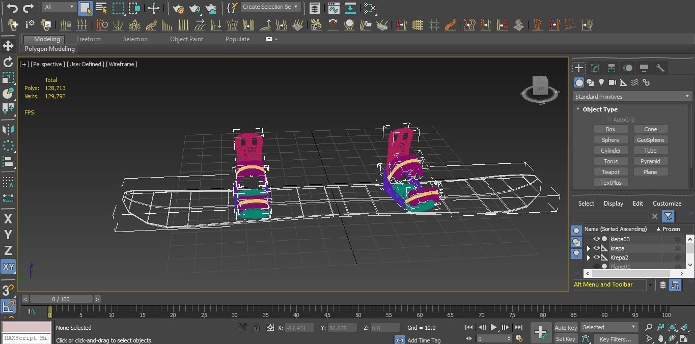 skateboard PBR 3D model with Texture  3D model_3